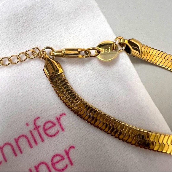 Jennifer Zeuner Hamilton Herringbone Necklace NEW! - Picture 6 of 7